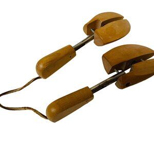 Vintage De Tree Co Rochester JC Adjustable Wood Shoe Tree Stretcher Childrens